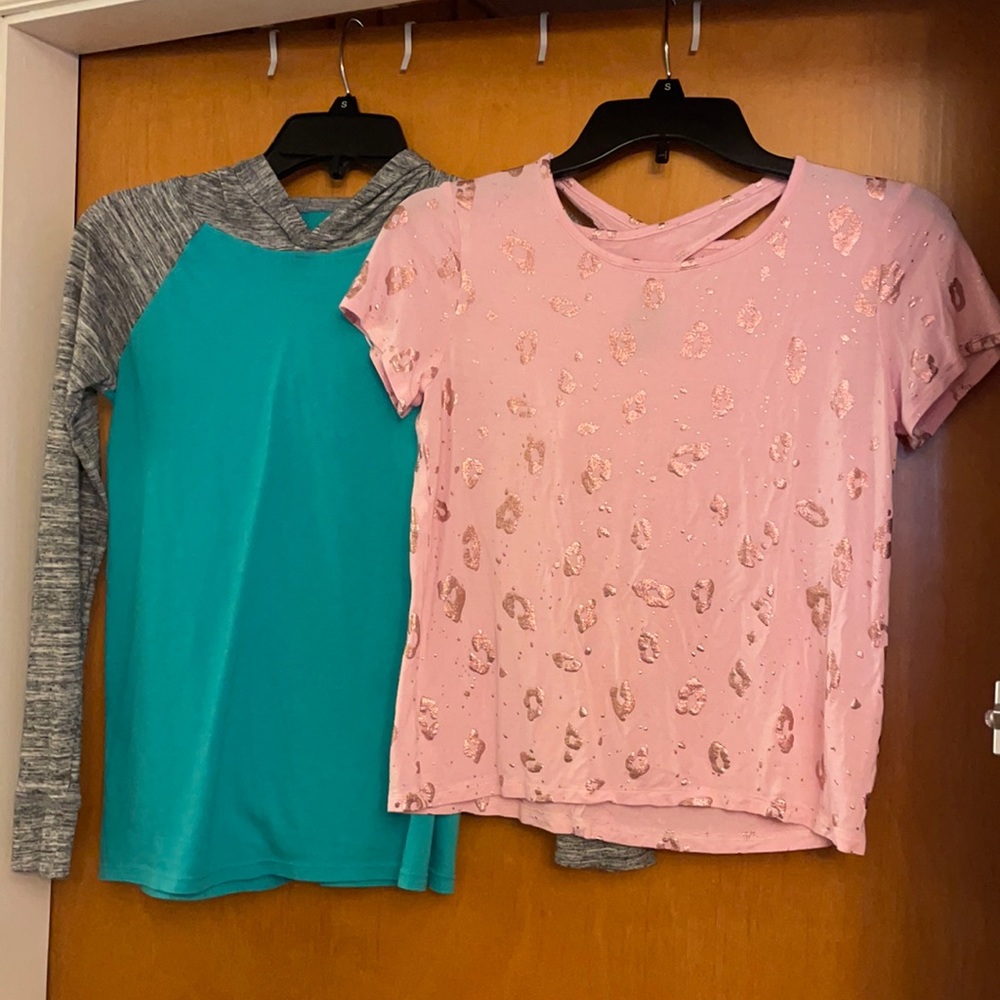 2 girls size 12 shirts from Justice